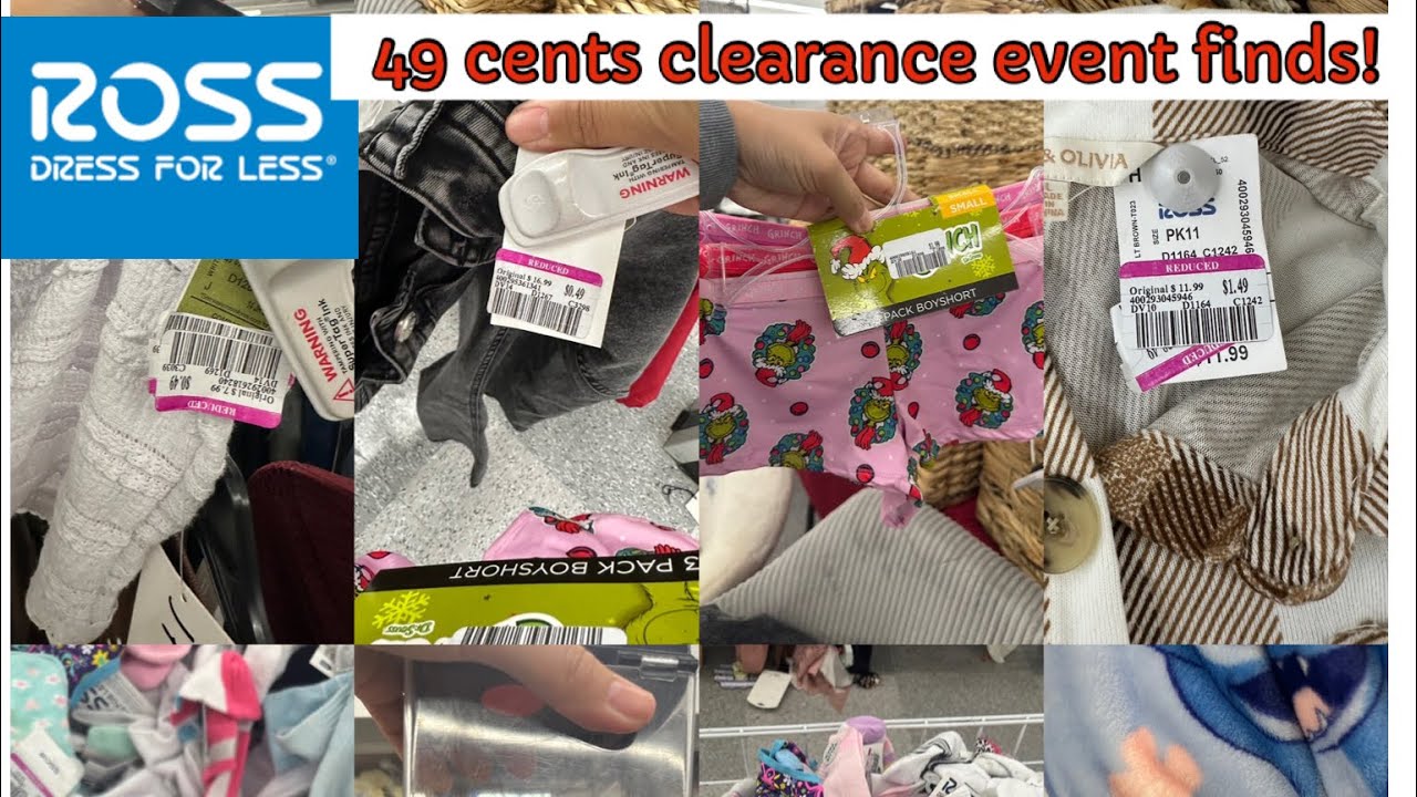 Come shopping with me for 49 cents Ross clearance 