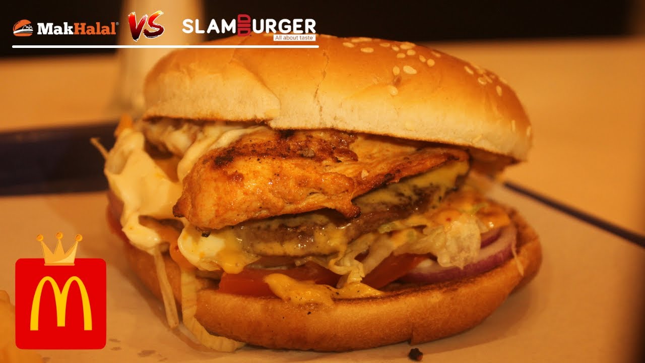 MAK HALAL VS SLAMBURGER! WHO IS THE KING OF HALAL MCDONALDS?