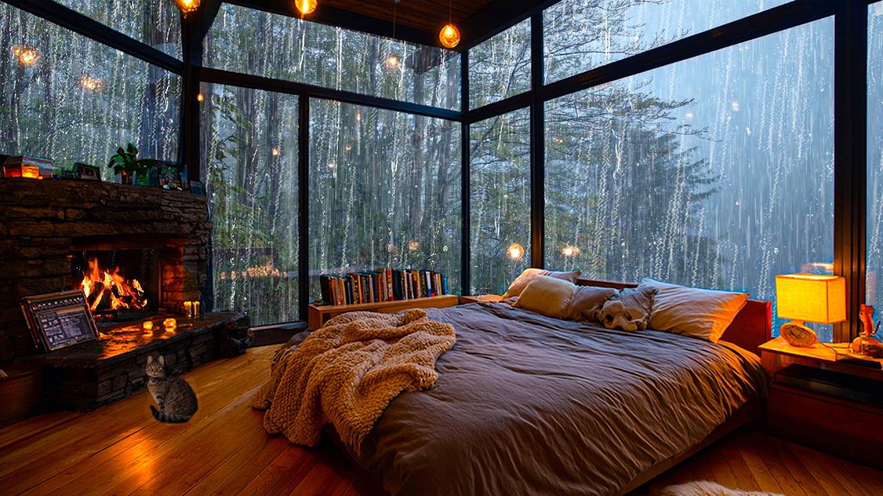 No Ads, Rain Sounds For Sleeping 🌧️ Deep Sleep, Healing of Stress, Anxiety and Depressive States