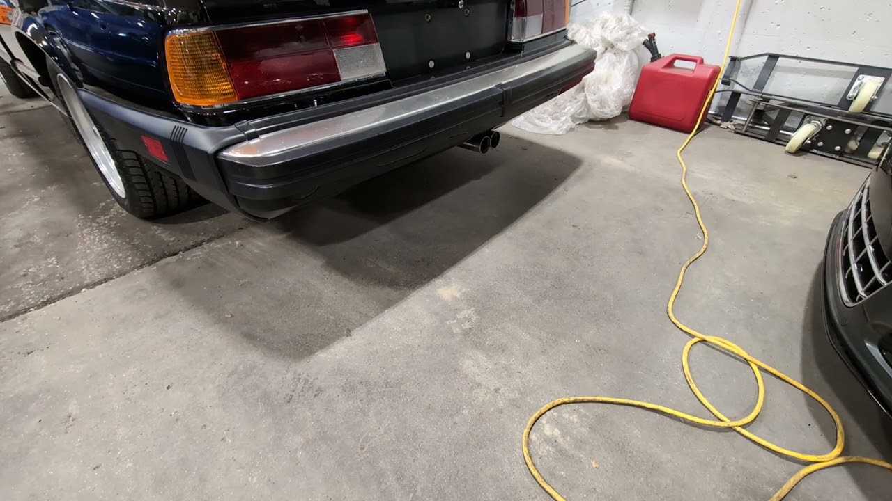 1987 M6 Cold Start