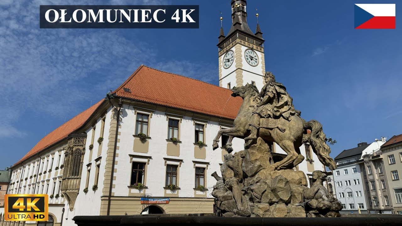 Ołomuniec 🇨🇿 - Atrakcje i piękne miejsca dawnej stolicy Moraw [4K, napisy]