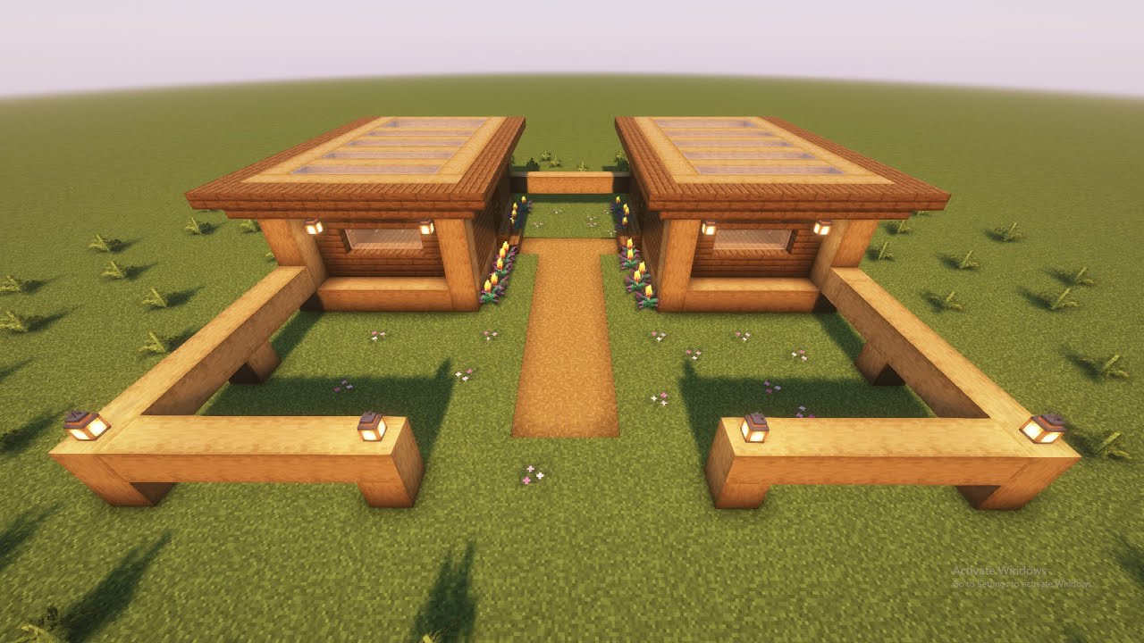 Minecraft Duo Survival House Tutorial 🏠