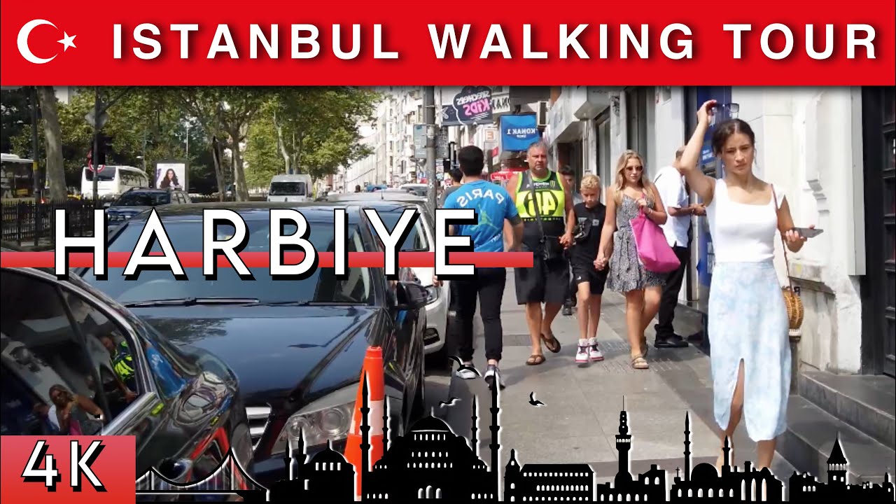 🇹🇷 ISTANBUL | HARBIYE Walking tour | August 2023 | 4K HD•60 fps