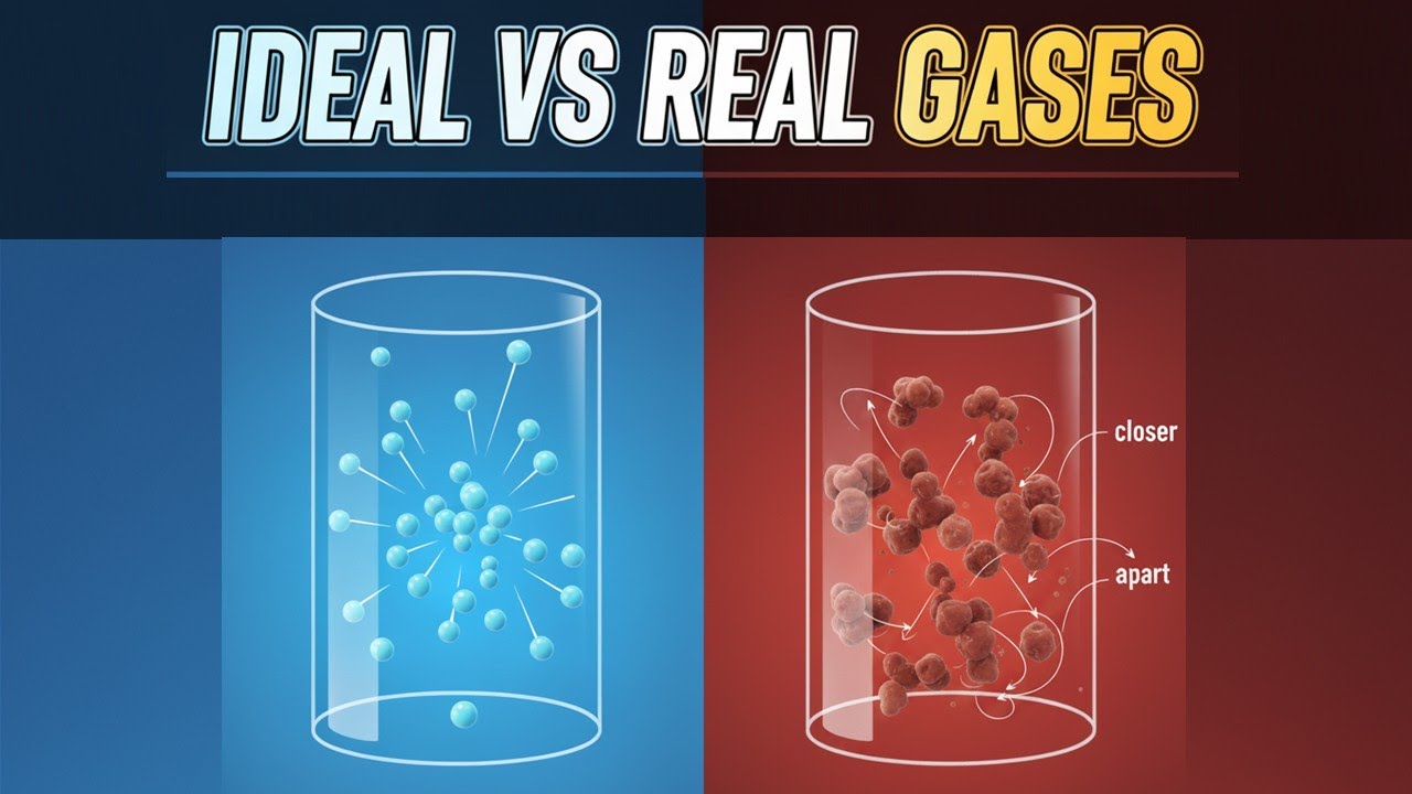 Ideal Gas vs. Real Gas: Molecules Under the Microscope