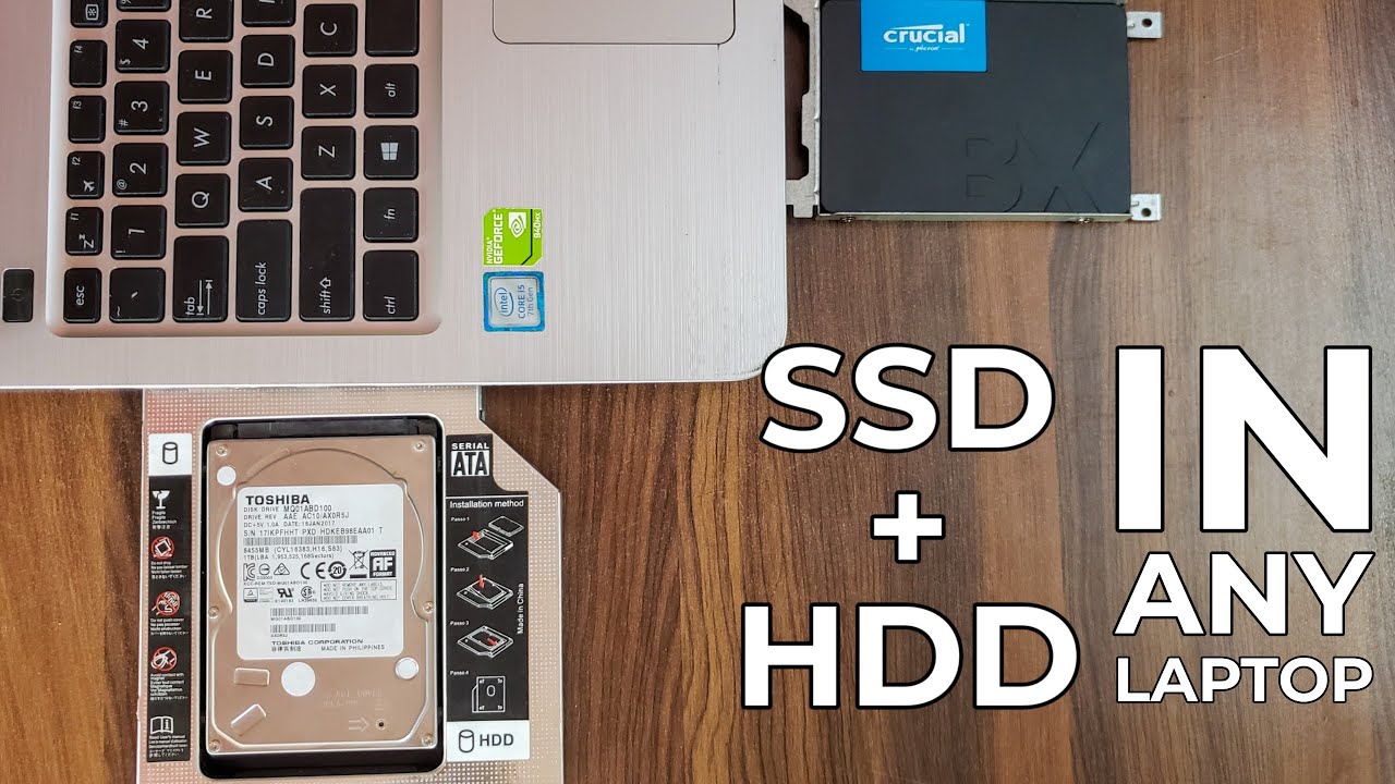 Use SSD & HDD together in any Laptop | Install SSD in any Laptop | Hindi #ssd+hdd