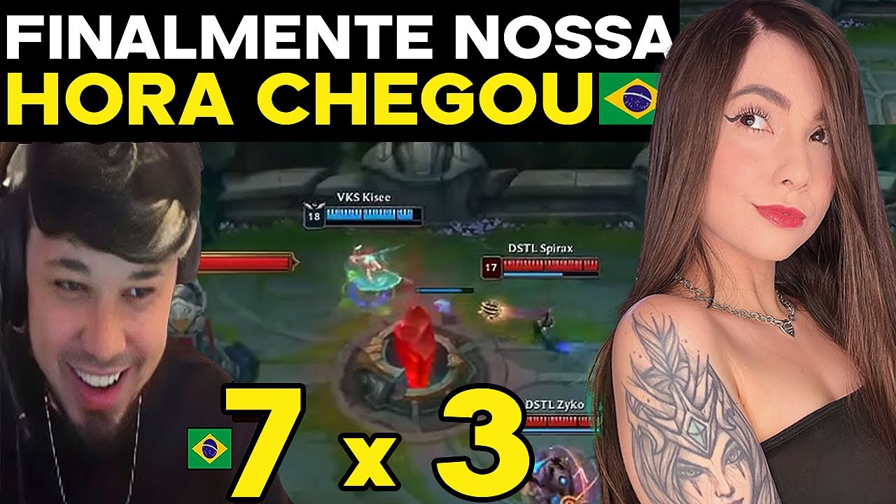 NICOLE DIRETORA reagindo Times BRs AMASSANDO OS GRINGOS