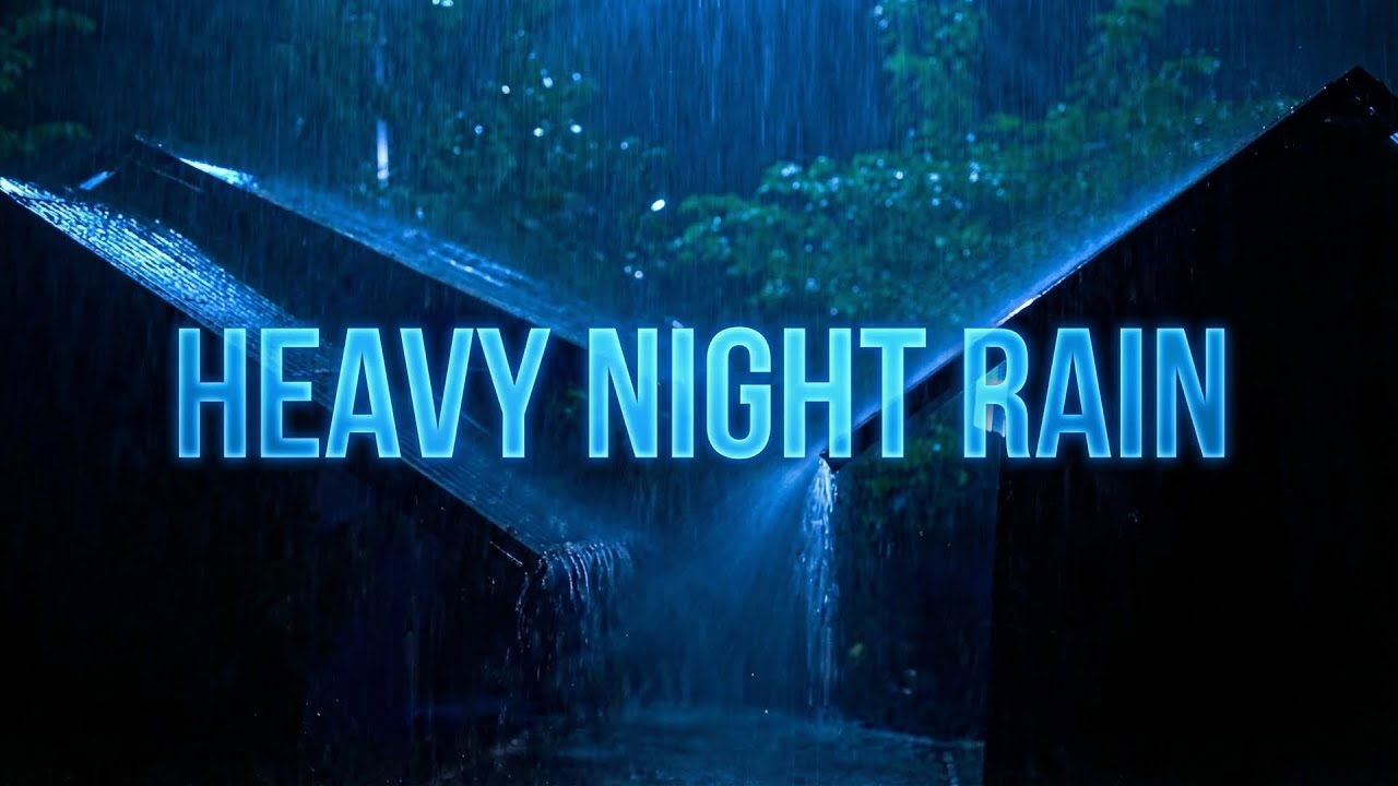🌧️ Rain Ambience for Deep Sleep and Relaxation – Calm Night Rain Sounds (4K)