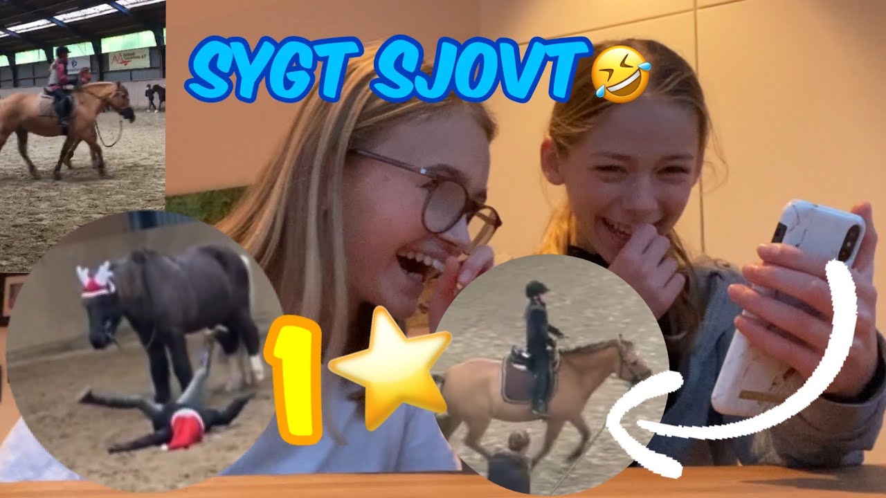 Sophia reagere og rater min ridning - Sygt Sjovt🤣