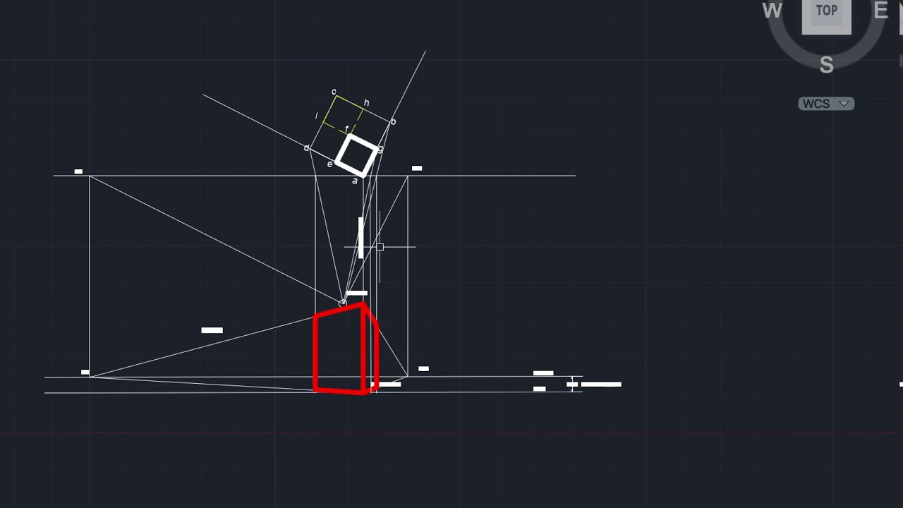 Método Perspectiva Visuales Dominantes, Planta Girada o Método del Arquitecto.