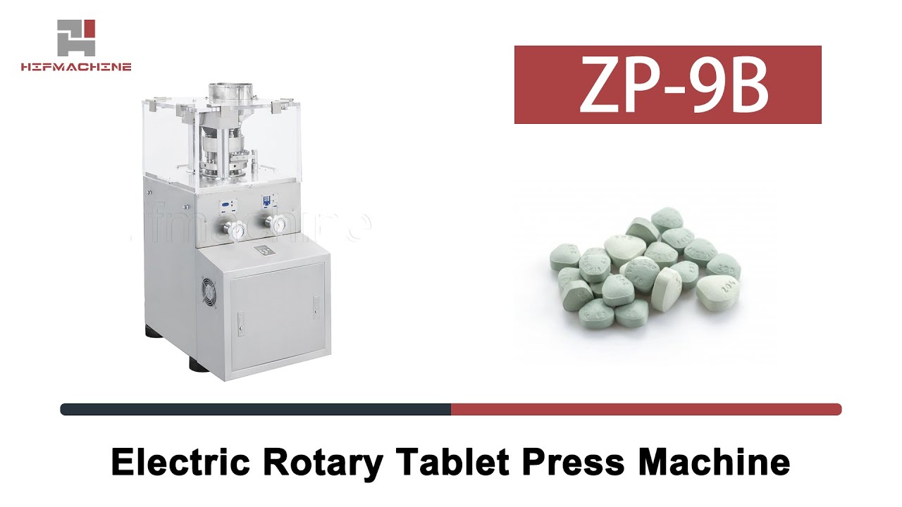 Electric Rotary Tablet Press Machine ZP-9B Enhanced Type