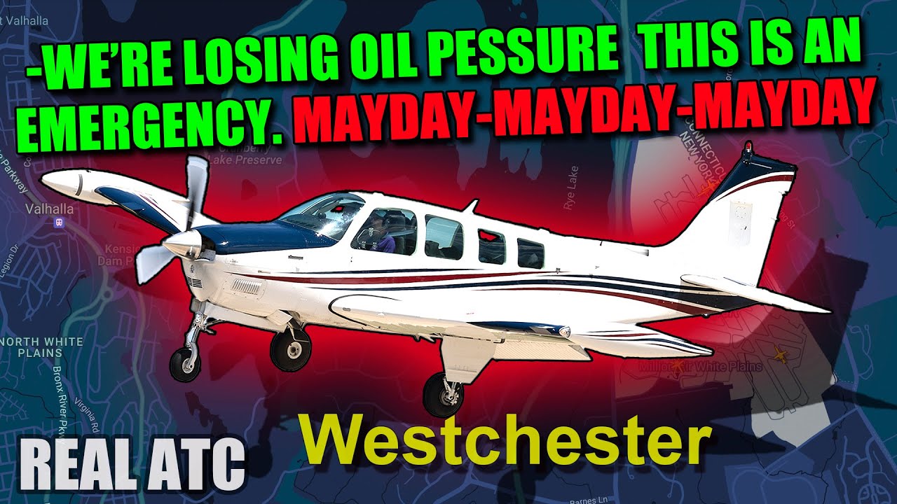 FATAL PLANE CRASH at Westchester County Airport. N19MT. REAL ATC