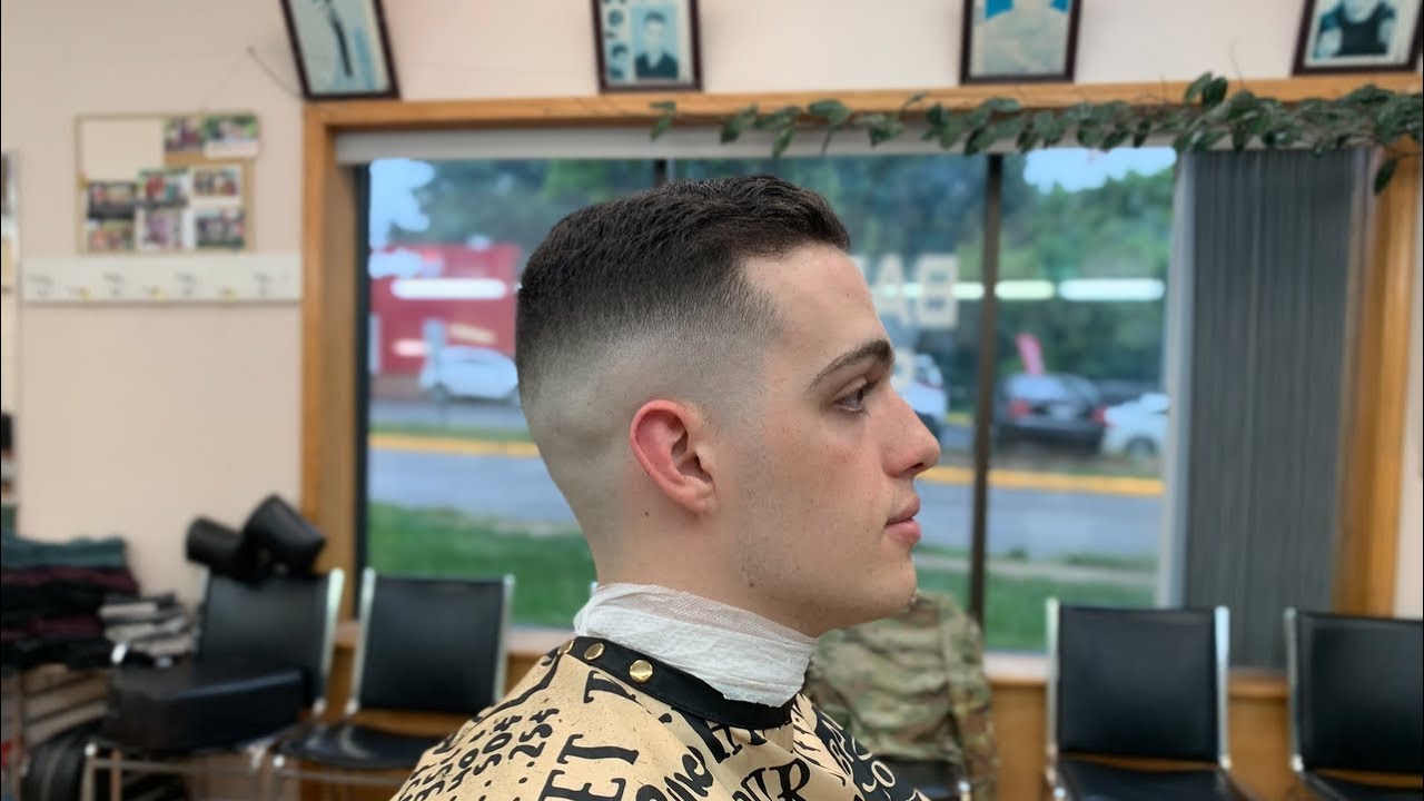 High skin fade . ARMY 🔥#skinfade #beardtrim #style #howto #trend #viral #haircut #barber #BTBarber