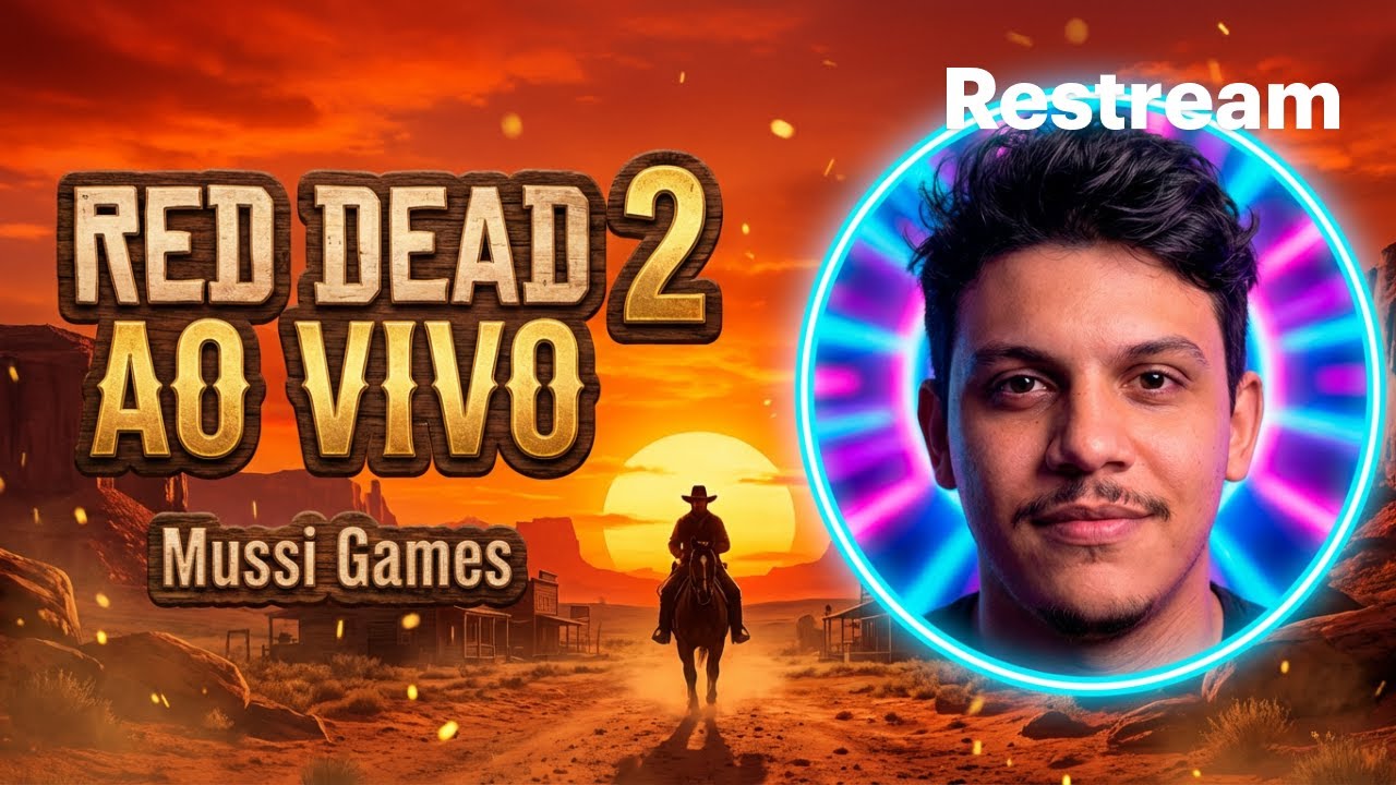 RDR2 AO VIVO 🤠 PRIMEIRA VEZ