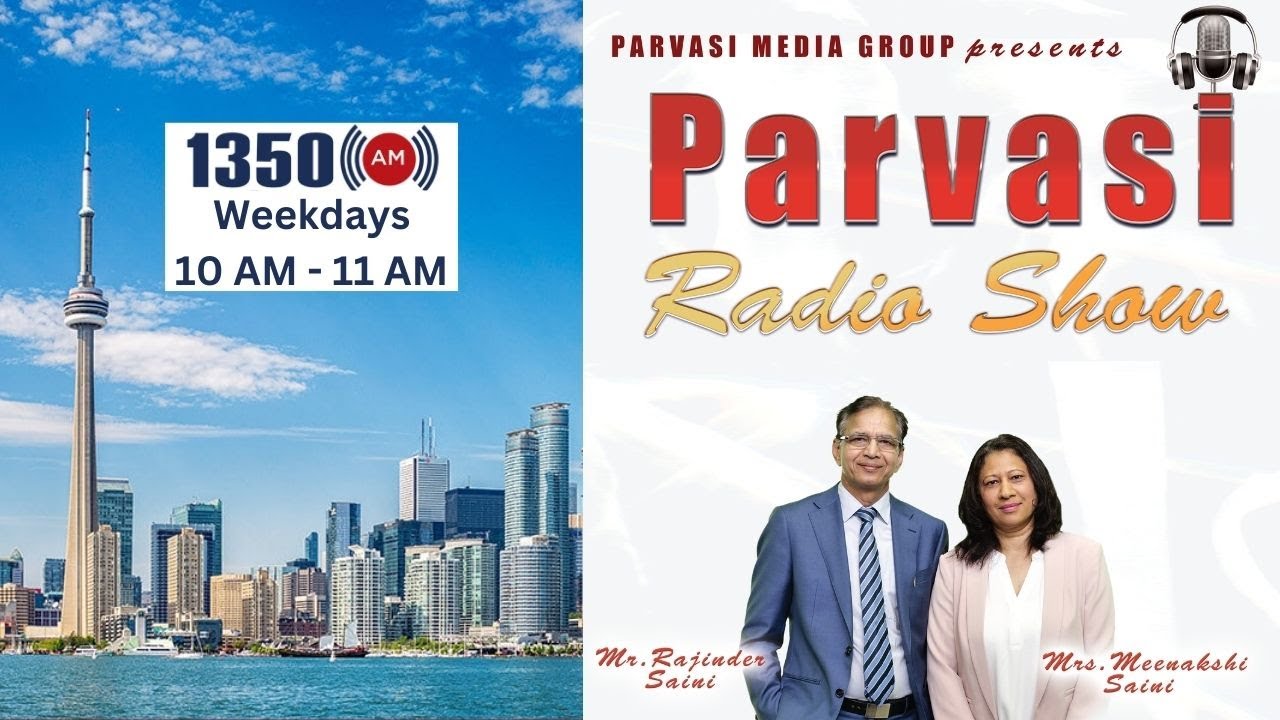 LIVE PARVASI RADIO on 1350 AM, January 23, 2026 - Canada News I HAR I Parvasi TV