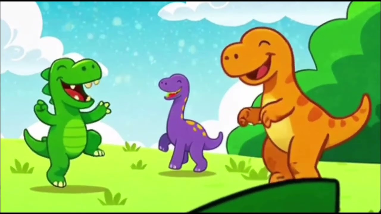 DANS ALS EEN DINO | Kinderliedje | Beweegliedje voor Peuters & Kleuters
