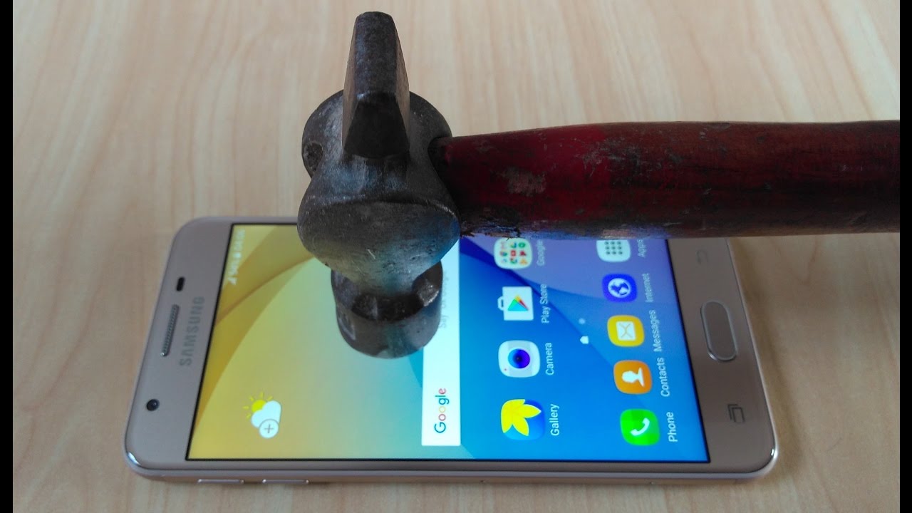 Samsung Galaxy J5 Prime Screen Scratch Test Gorilla Glass 4