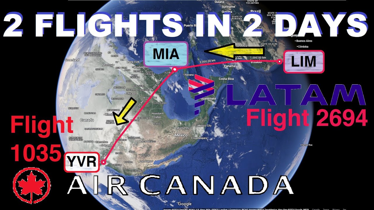 Destination: South America (Pt. 35) - LATAM 2694 & Air Canada 1035 - Flight to Lima-Miami-Vancouver