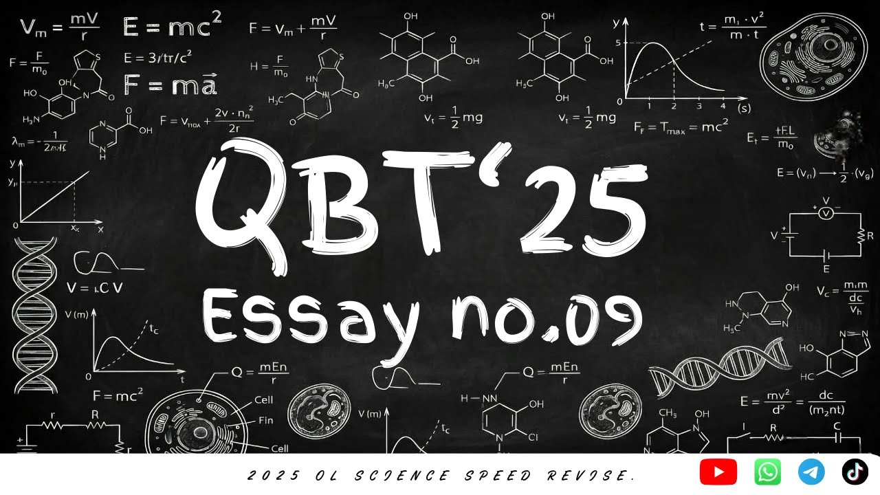 2022 සා.පෙ. විද්‍යාව 9 වෙනි රචනා ප්‍රශ්නය