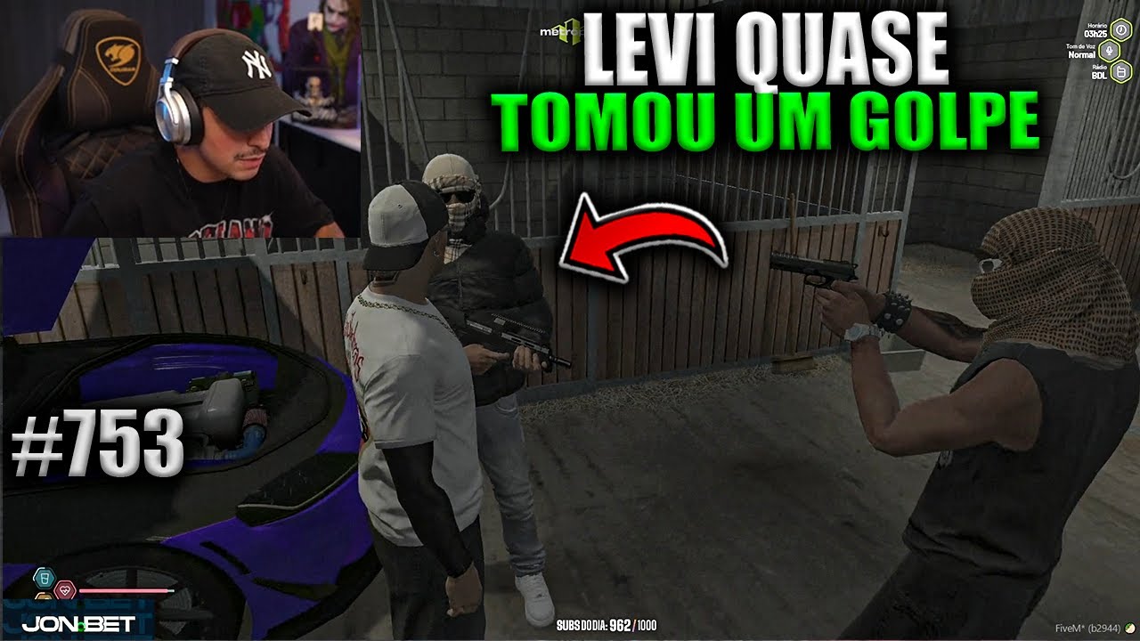 FOI ASSIM QUE LEVI TOMOU UM GOLPE! EP 753