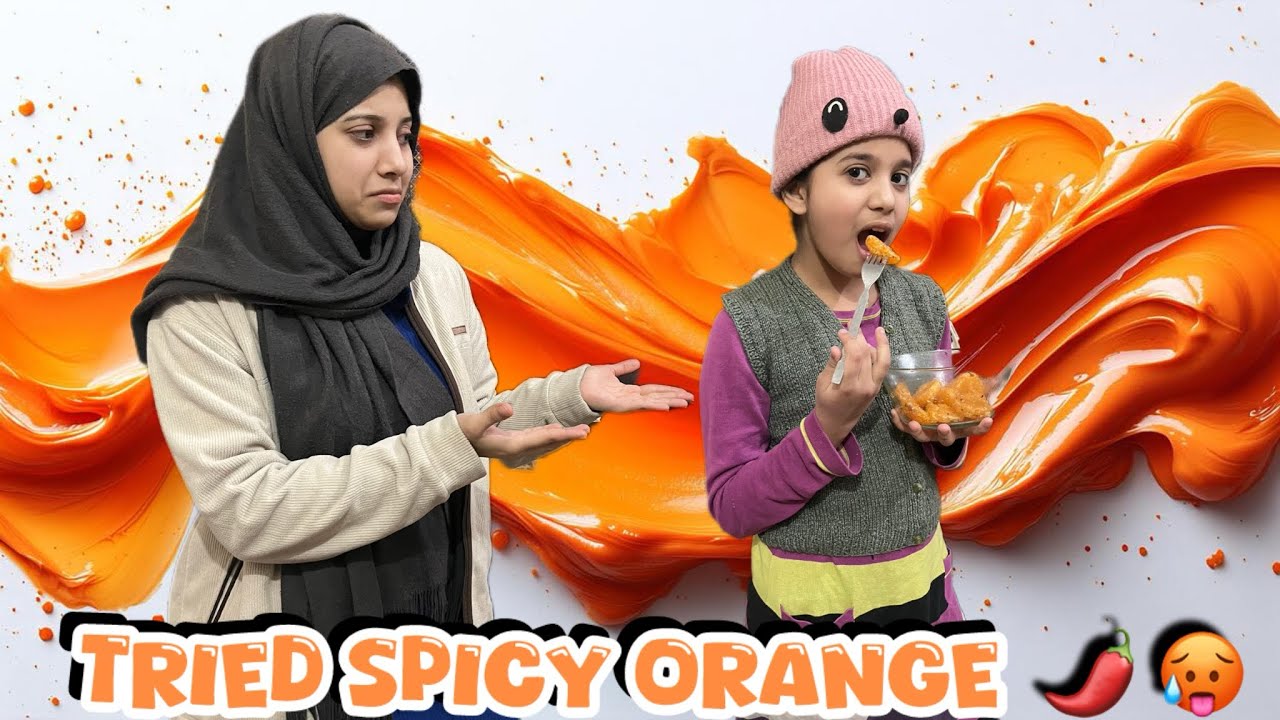 Spicy Orange Taste Test🔥 — Why Is This Actually GOOD?!🍊