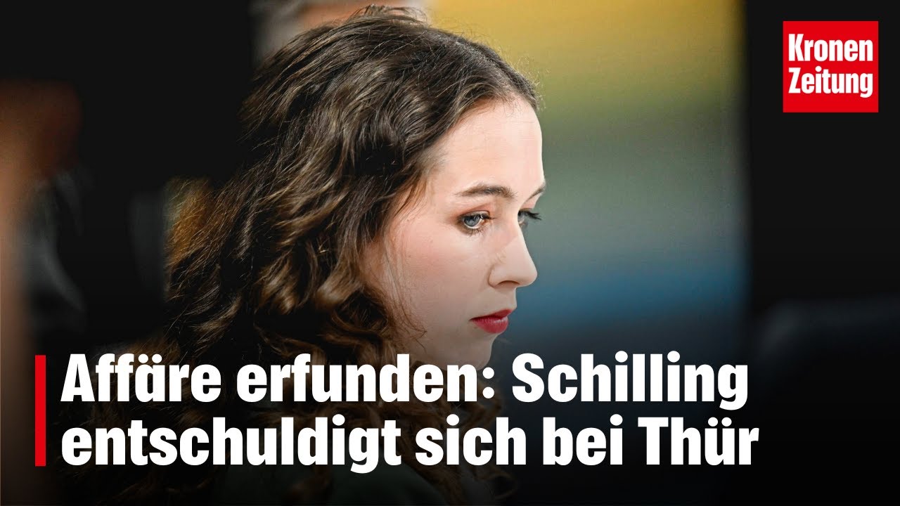 Affäre erfunden: Lena Schilling entschuldigt sich bei Martin Thür | krone.tv NEWS