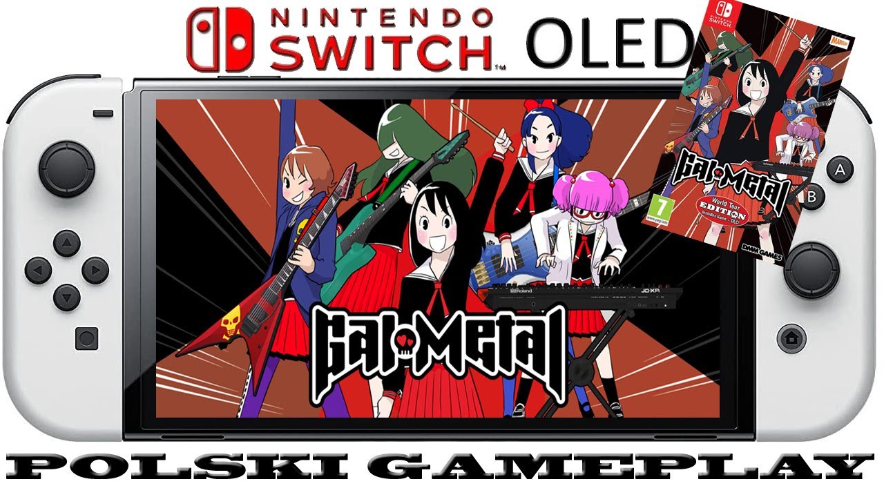 Gal Metal - Nintendo Switch OLED Unboxing & Gameplay PL