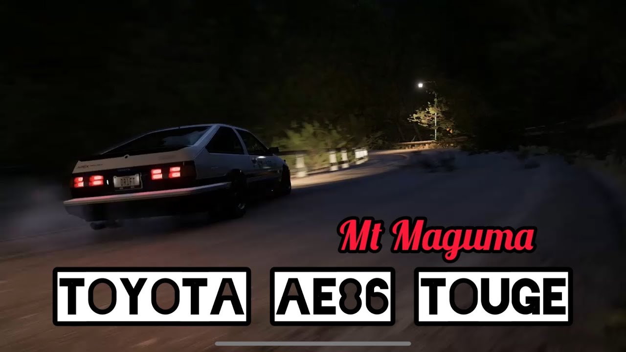 Forza Horizon 5 Touge - Mt. Maguma Toyota AE86 send! #initiald