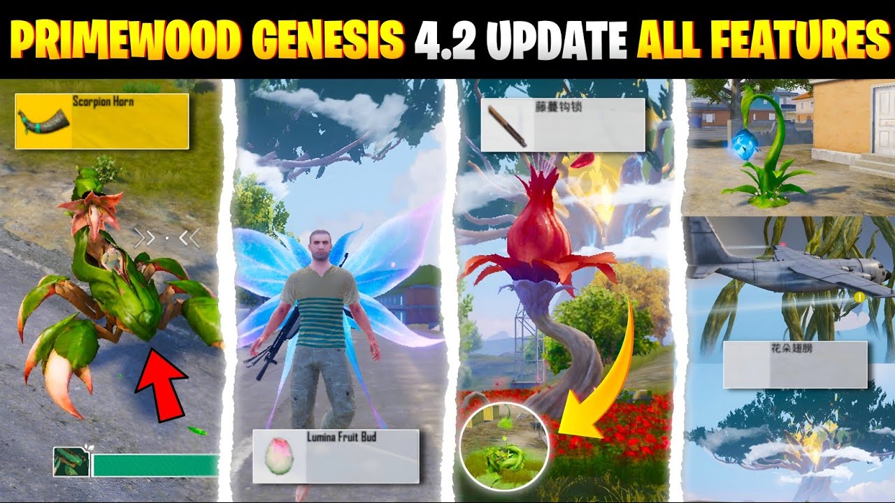 🔥FOREST MODE ( 4.2 Update ) New Crazy Features | SCORPION HORN | Fruit Bud,Tree, Butterfly Explain