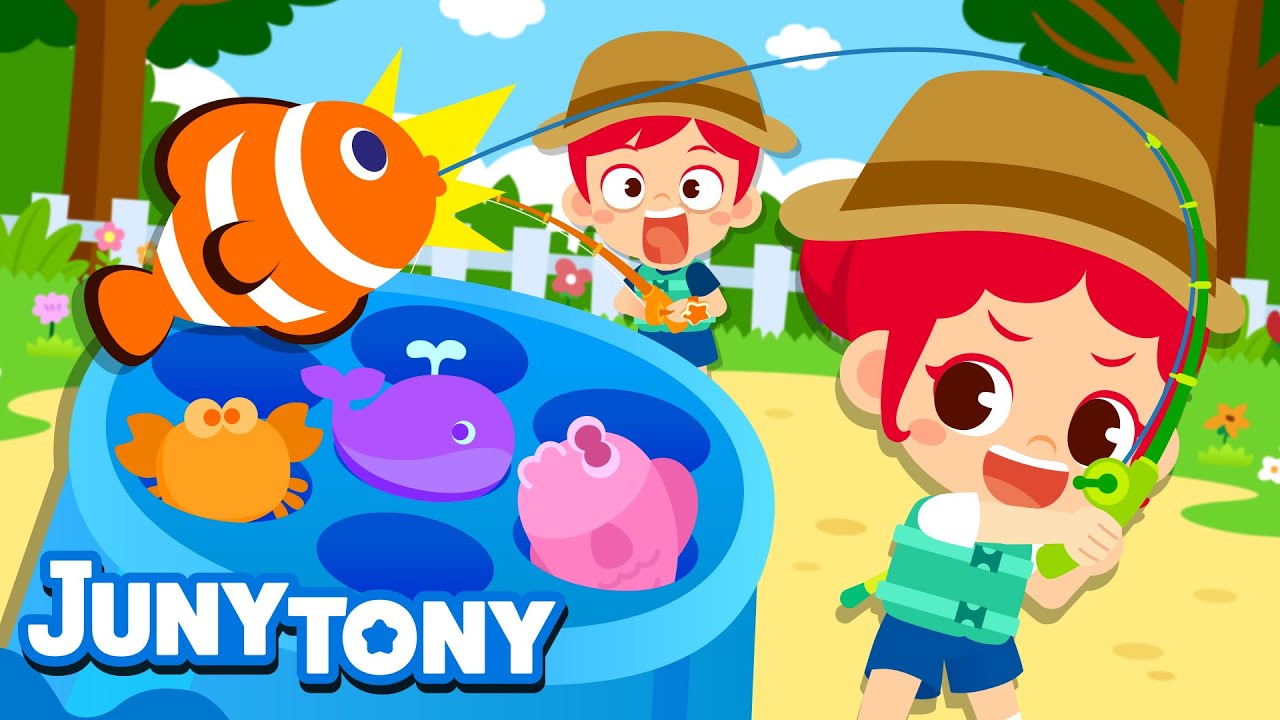 Vamos a Pescar | &iexcl;Hora de Jugar! | &iexcl;A Pescar Juntos! | Canciones Infantiles | JunyTony en espa&ntilde;ol