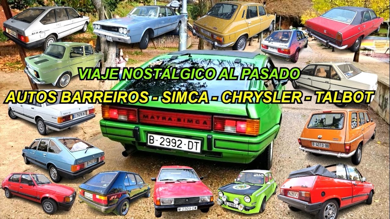 ✅Autos Barreiros, Simca, Chrysler y Talbot con música de Rafa Pons.