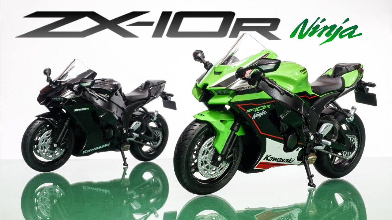Kawasaki Ninja ZX-10R 2021 [Welly 1/12 Scale] Diecast Unboxing & Review