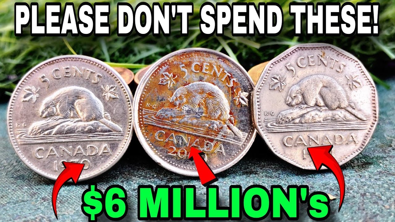 Valuable Canada 5 Cents Rare Canada Five cents Nickel Coins worth huge Money -Coins worth money!
