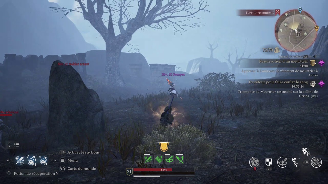 Bless Unleashed Wild PvP (Crusader vs Wizard)