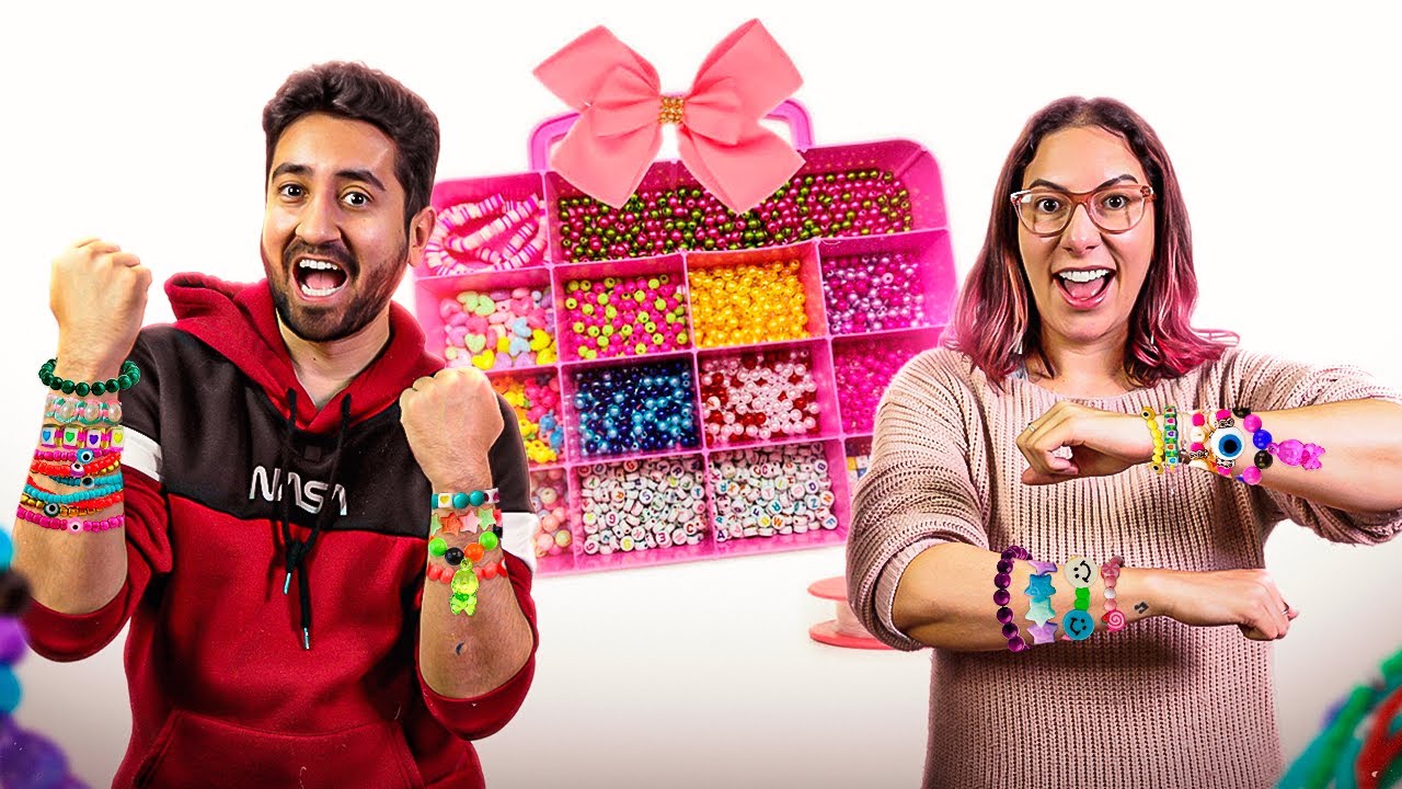 VOCÊS DECIDEM QUEM FEZ AS MELHORES PULSEIRAS E COLARES | Gabriel e Shirley 2.0