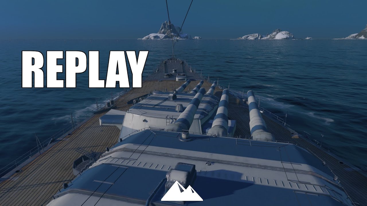 YAMATO, Sekundärartillerie Schlachtschiff mit legendärem Modul!-World of Warships | [Replay] [60fps]