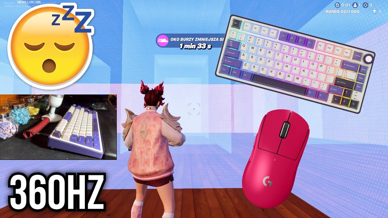 (360Hz+4K✨)Unboxing📦+ASMR😴Keyboard RK Royal Kludge r75 📦Box fights🏆Keyboard ASMR Fortnite Gameplay💤