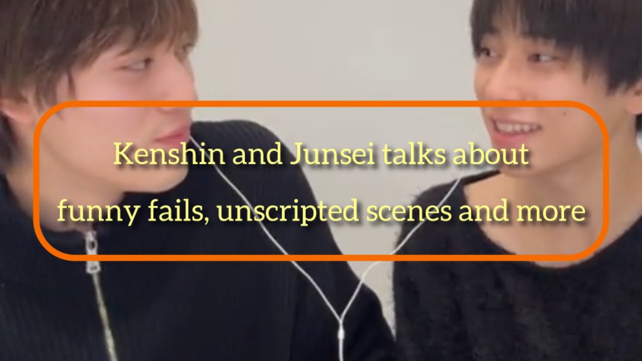“Our Youth” Kenshin & Junsei talks about funny fails, unscripted scenes and more #ouryouth #Miseinen