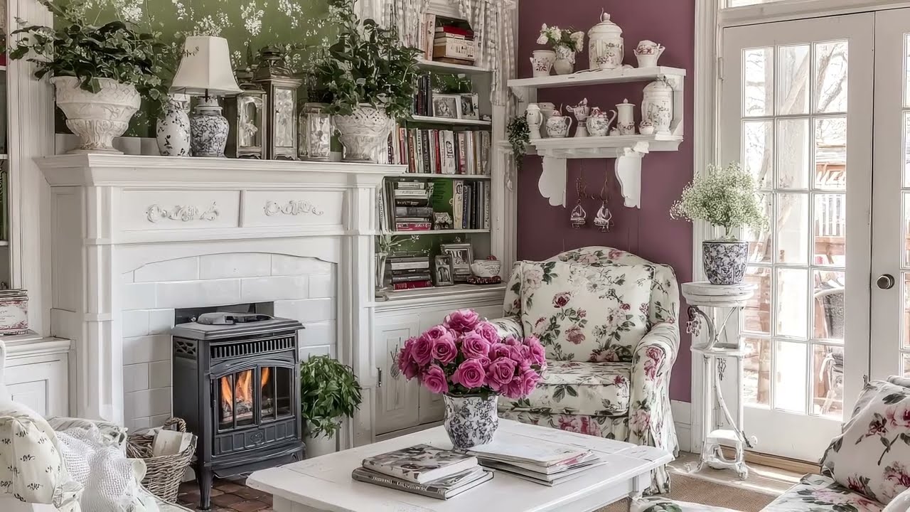 Discover Graceful Elegant Home Tours Filled With Shabby Chic & Vintage Interior Designs.