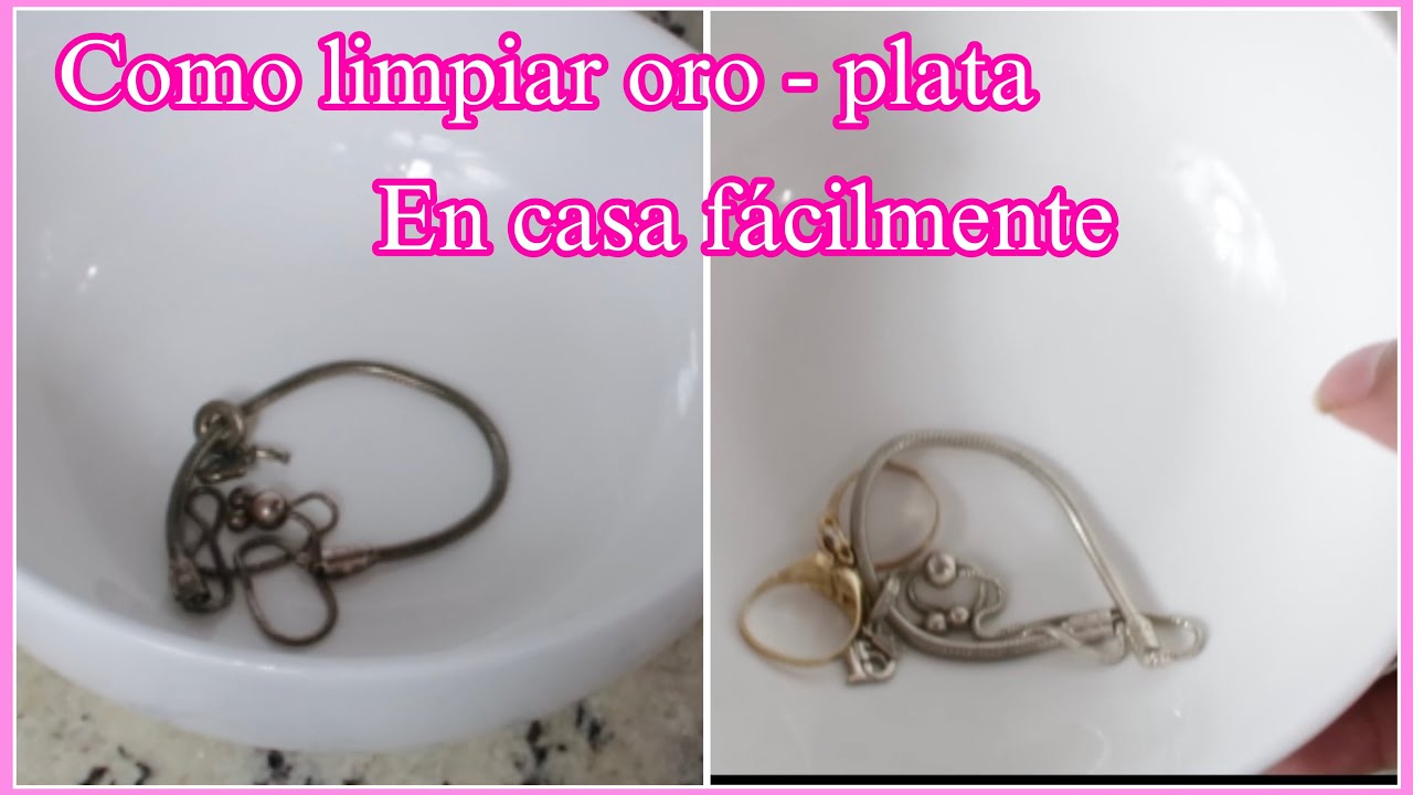 COMO LIMPIAR PLATA, ORO EN CASA MUY FACILMEENTE (JOYAS)