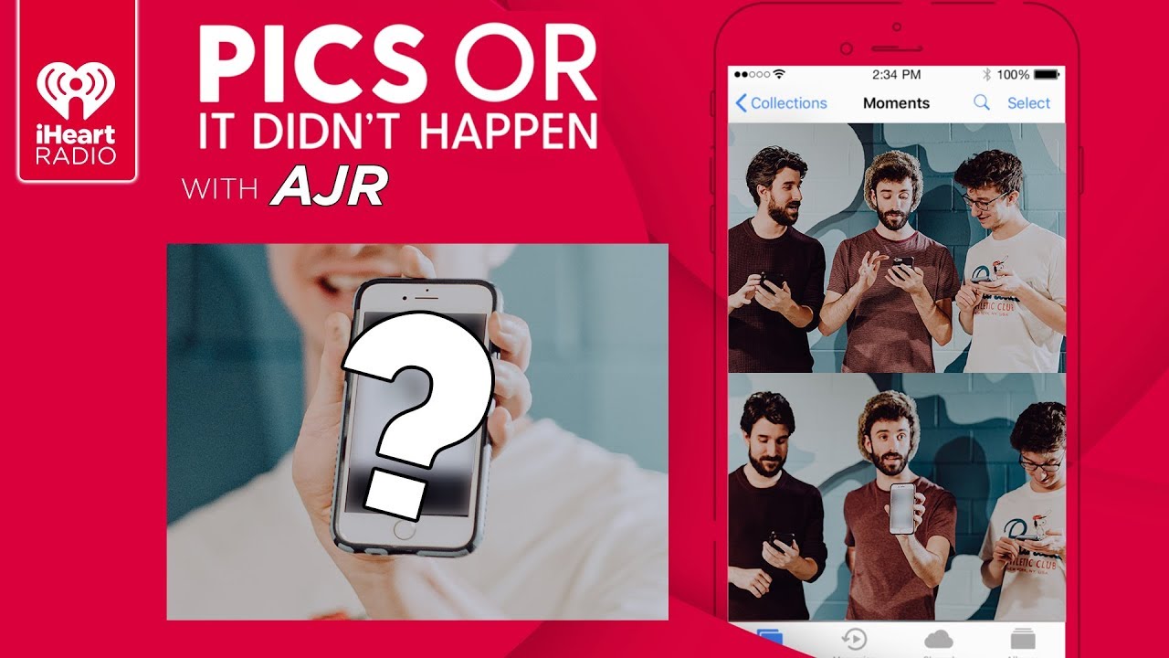 AJR Shows Off Personal Photos From Their Phones!  | Pics Or It Didn't Happen