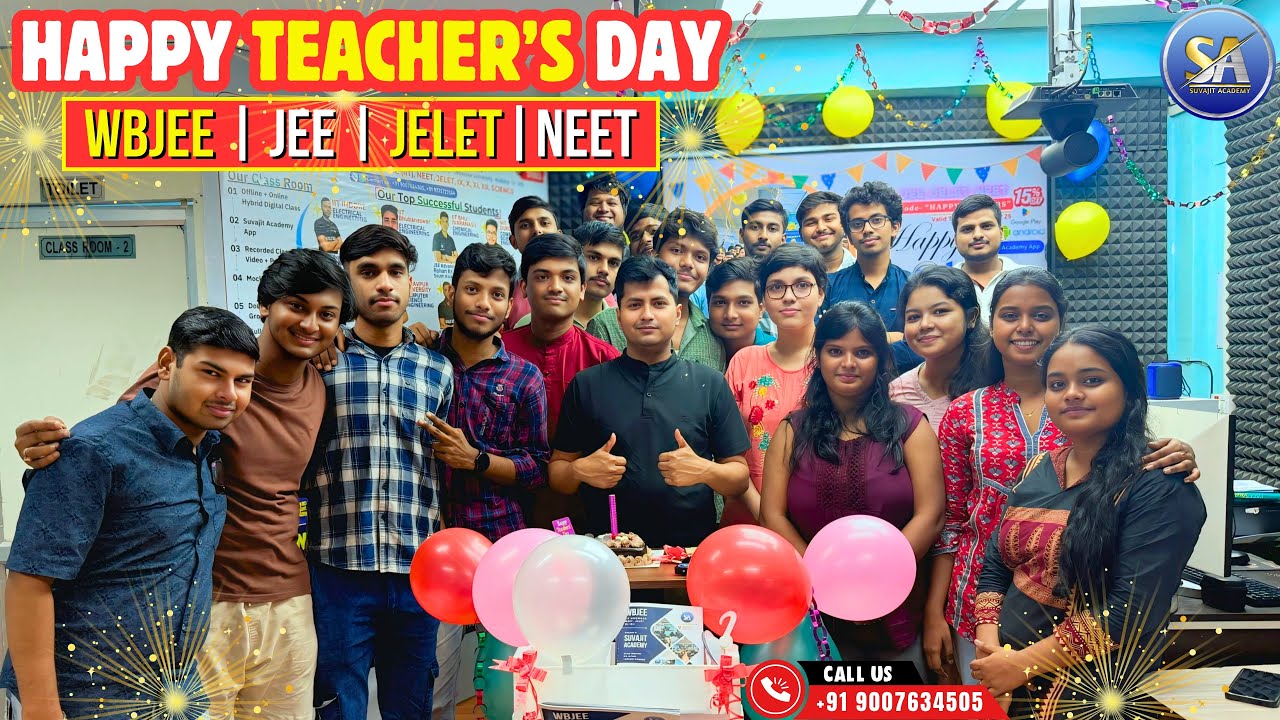 Happy Teacher's Day | WBJEE JELET NEET JEE Best Top Coaching Centre in Jadavpur Kolkata West Bengal