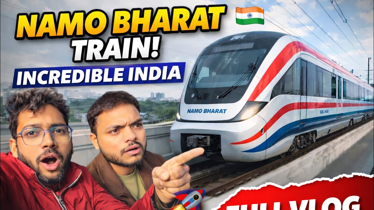 🚅Namo Bharat Train First Time Experience😳 | Saket City Walk Masti #namobharattrain #train #saketmall