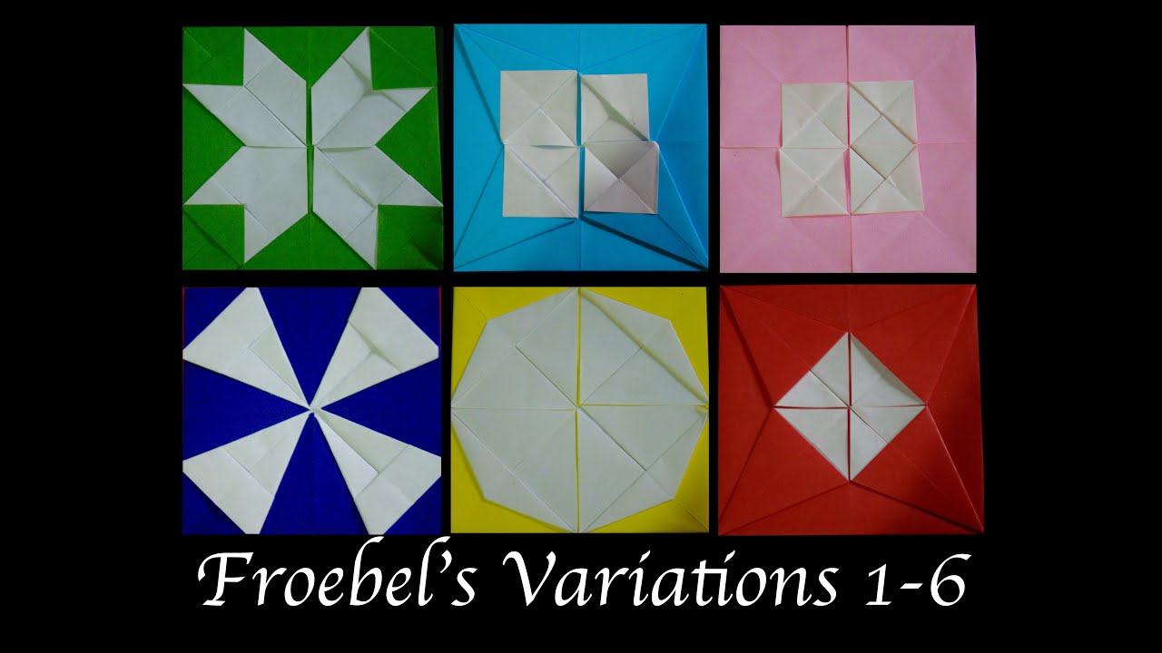 Origami Maniacs 195: Froebel's Variations 1-6