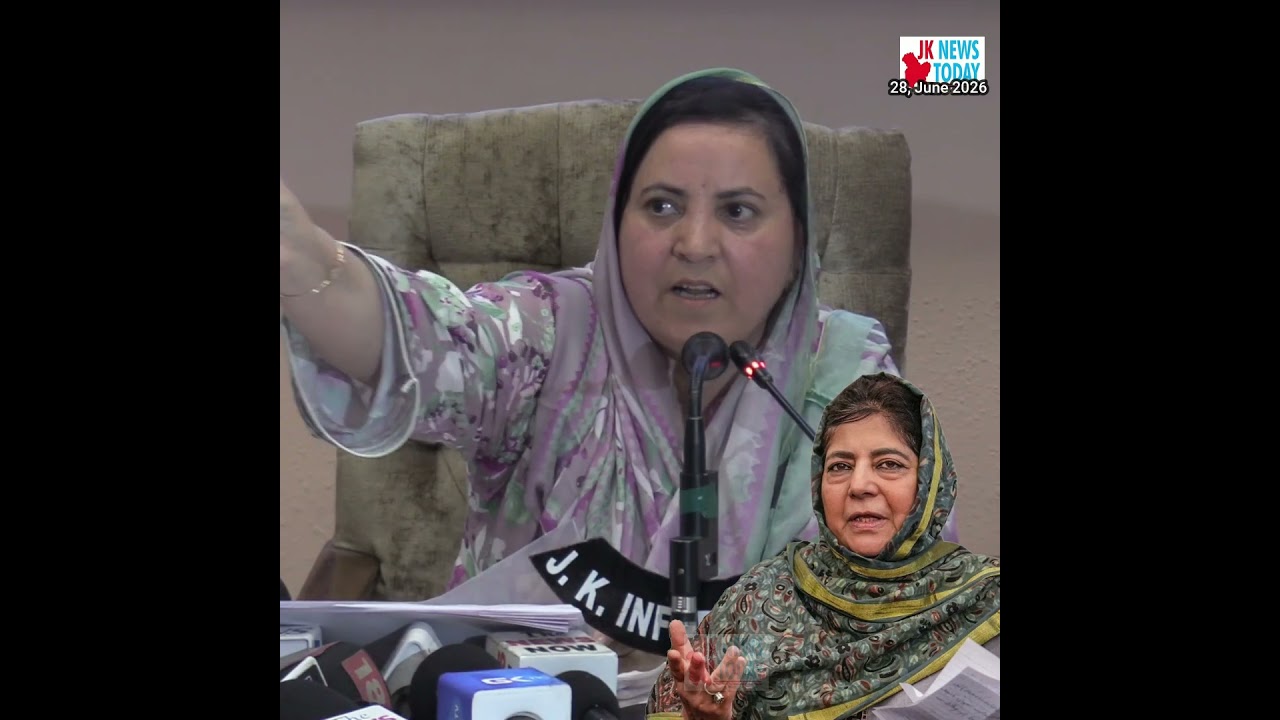 Sakina to Mehbooba: &ldquo;Your slogan, &lsquo;No one will shoulder the Indian flag&rdquo; wrecked J&K | JK News Today