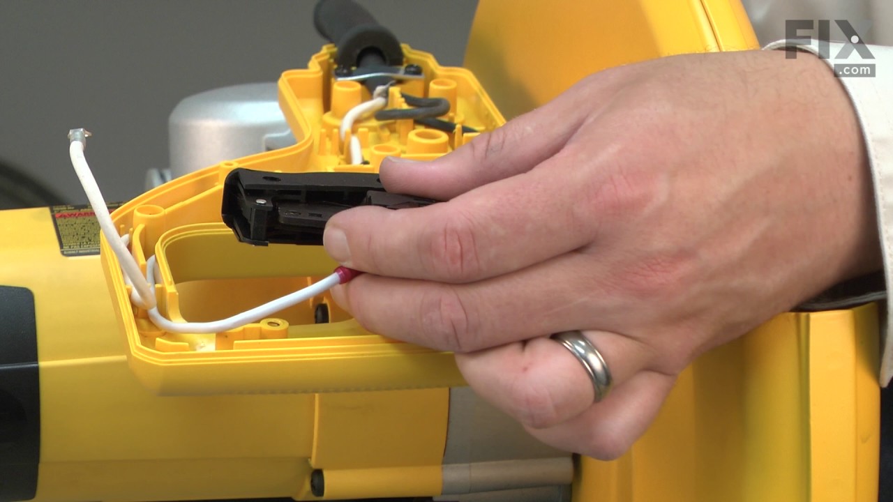 DeWALT Chop Saw Repair - How to Replace the Switch