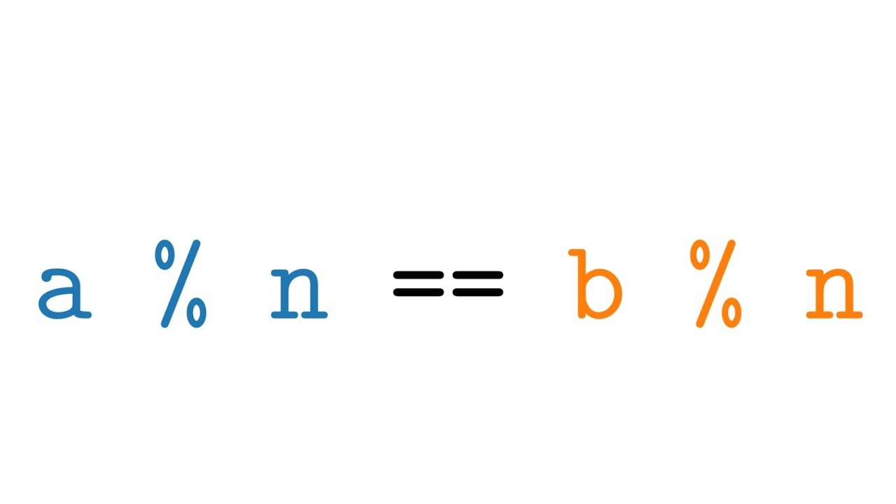 Kongruenz bzgl. eines Moduls in Python / boolesche Werte
