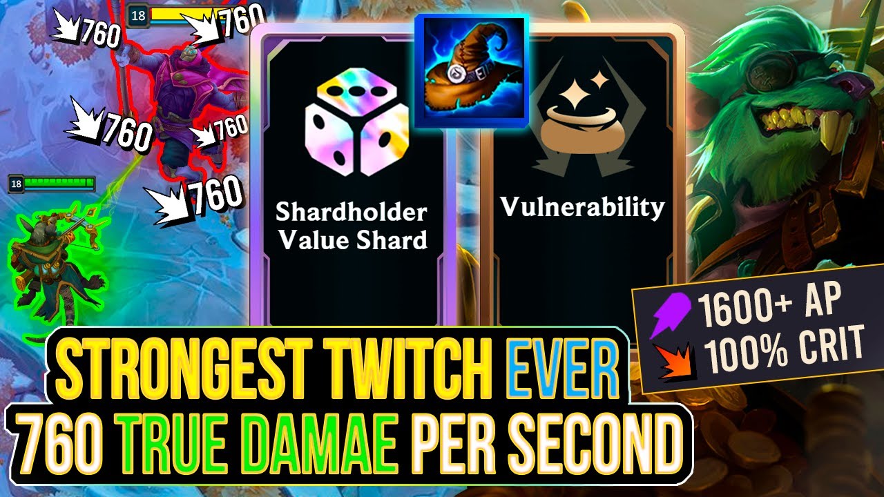 🐀 Самый OP Twitch в истории | 760 True DPS Burn + 5000 DMG E | A to Z Arena 5.0