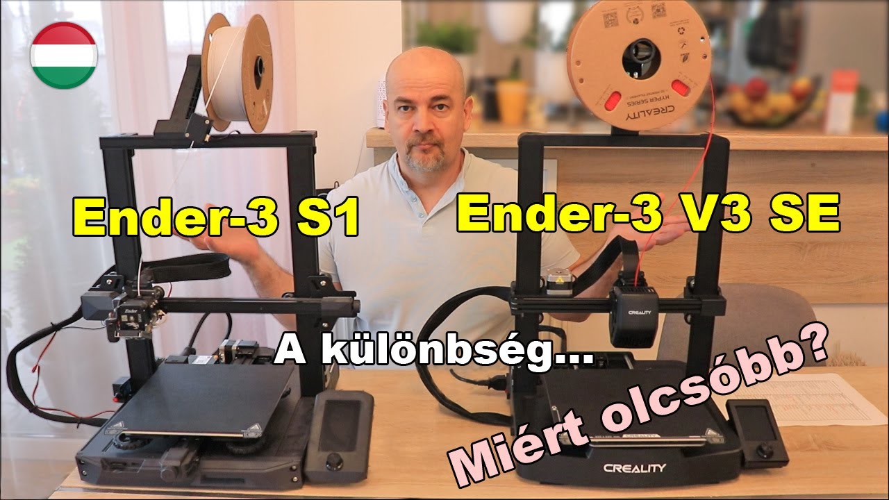 Ender-3 S1 és az Ender-3 V3 SE összehasonlítása - Újabb a jobb? De miért drágább a régebbi?
