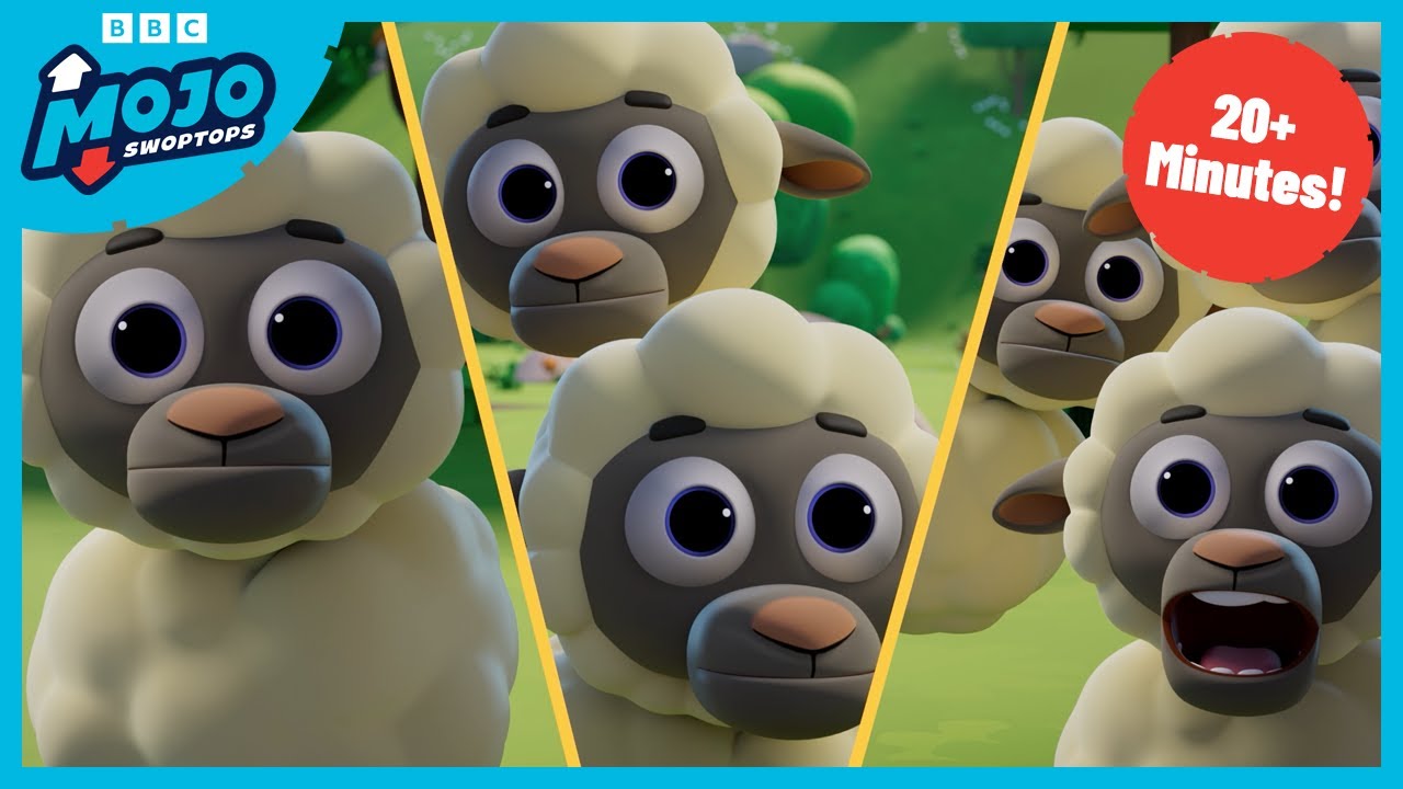 Sheep on the Run! 🐑💨 | Animals & Nature Fun for Kids | Mojo Swoptops