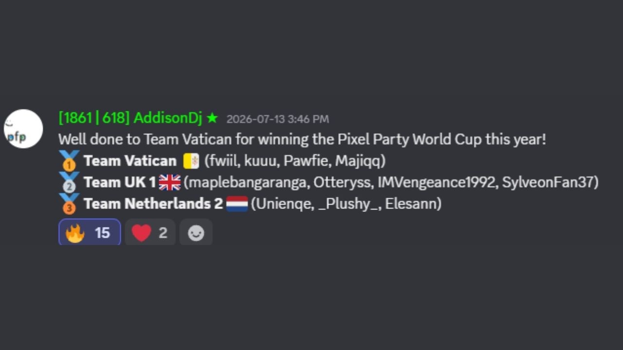 Winning the 2026 pixel party world cup (montage)